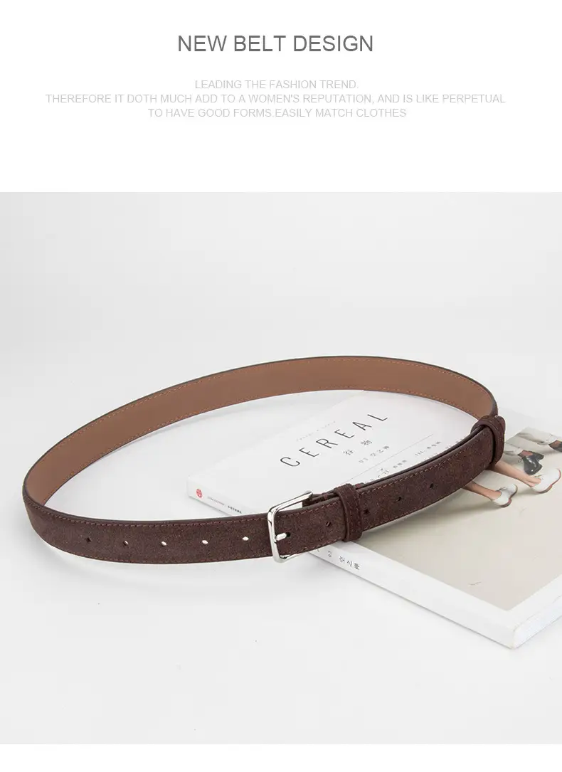 New Genuine Leather Women's Belt with Alloy Buckle — feature 11