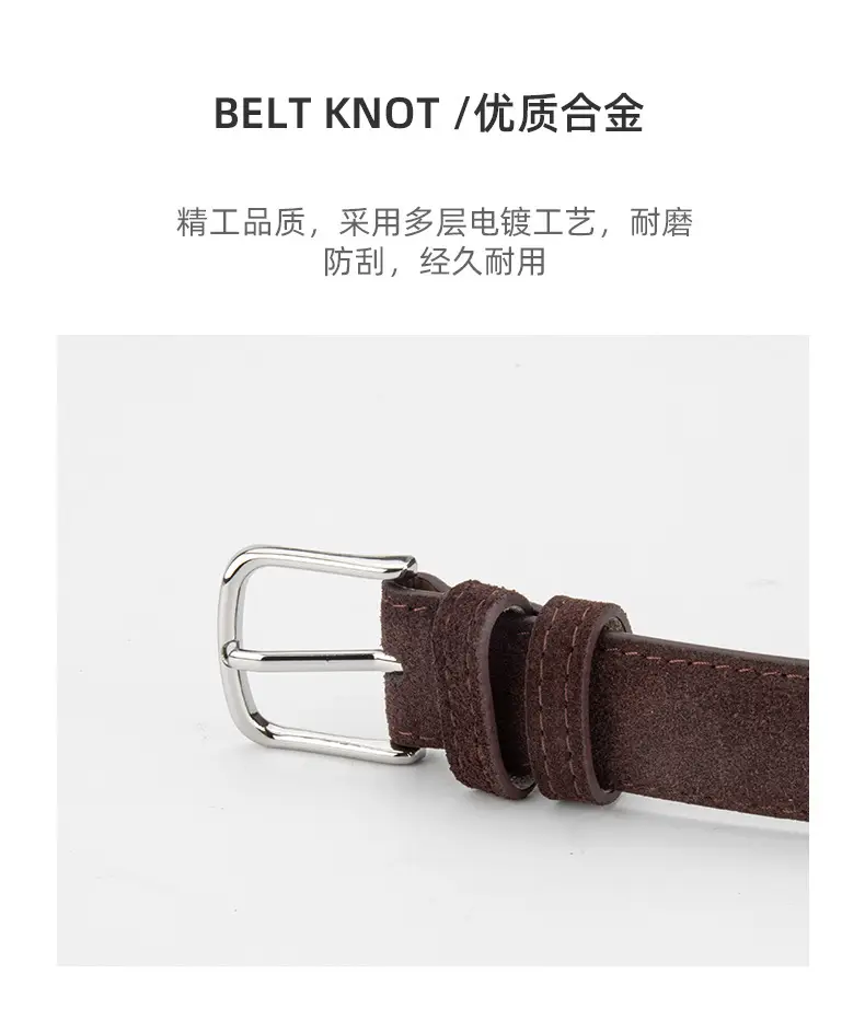 New Genuine Leather Women's Belt with Alloy Buckle — feature 6