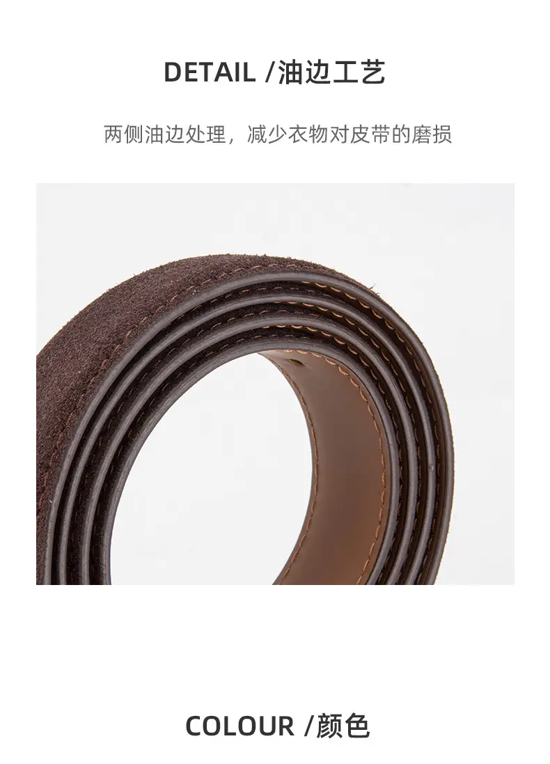 New Genuine Leather Women's Belt with Alloy Buckle — feature 7