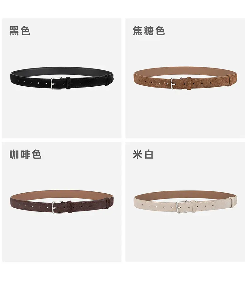 New Genuine Leather Women's Belt with Alloy Buckle — feature 8