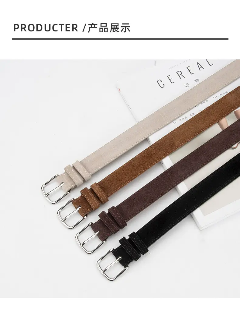 New Genuine Leather Women's Belt with Alloy Buckle — feature 9