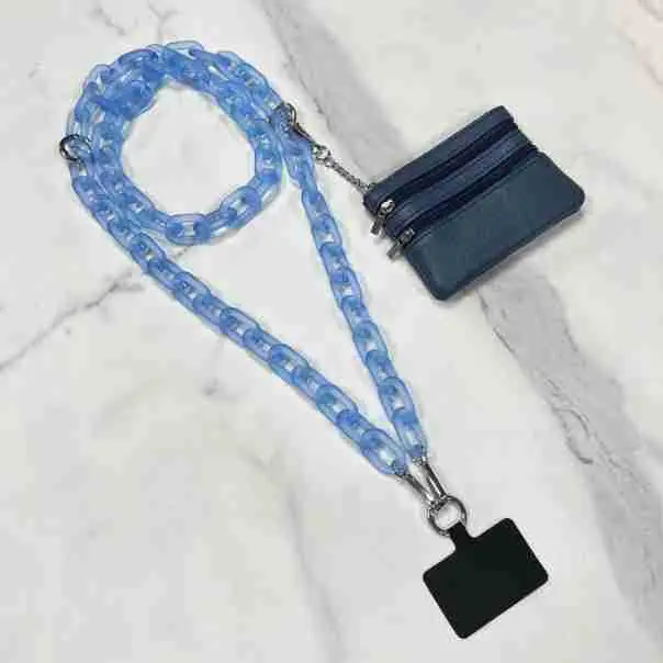 White Crossbody Bag with Chain Strap for Women - Image 7