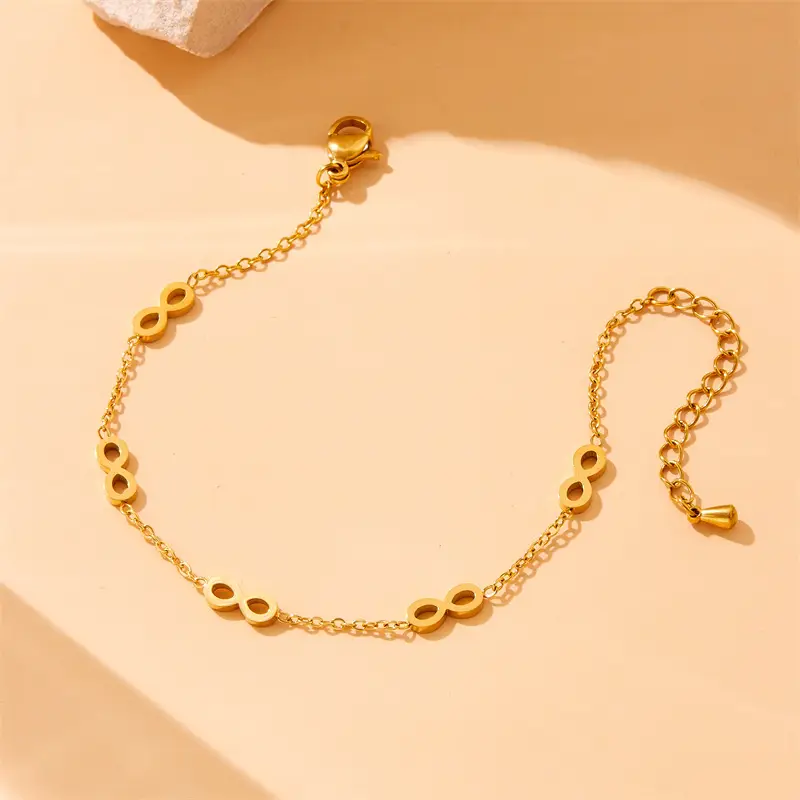 Gold Plated Chain Bracelet for Women - Image 4