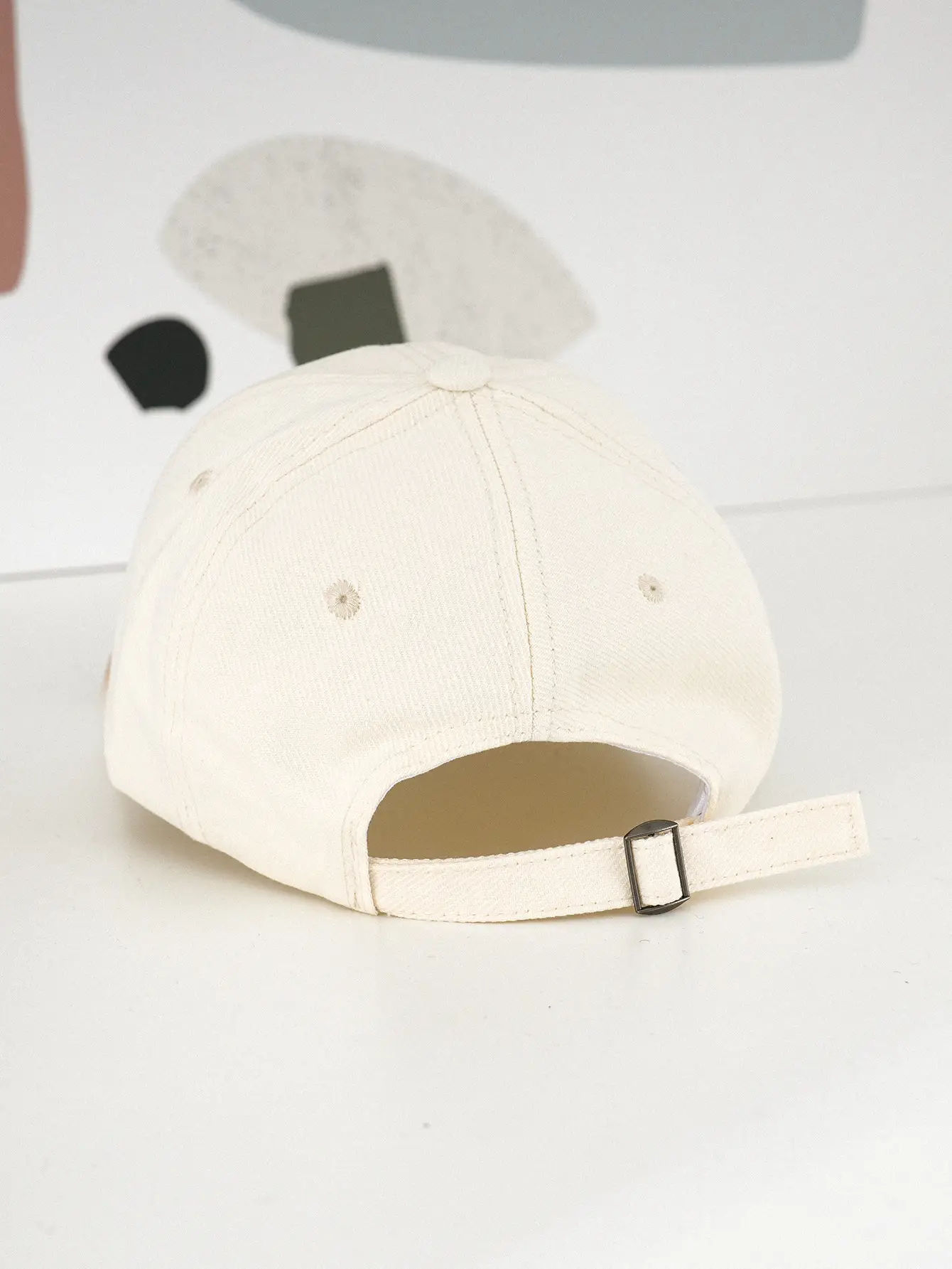 Men Women Printed Gradient Letter Graffiti Cap — feature 4