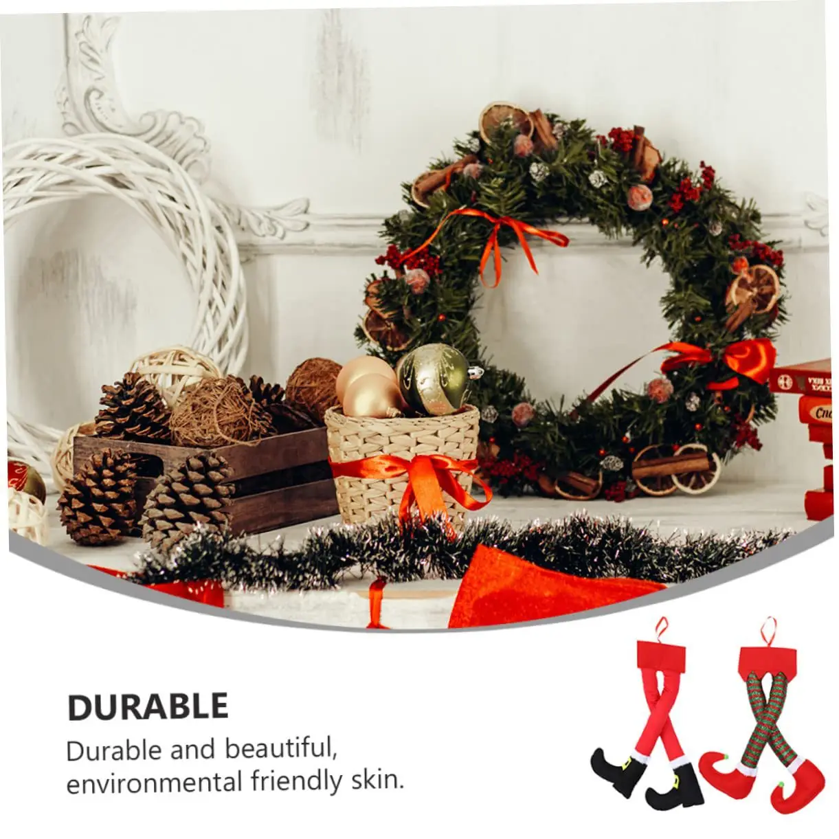 New Elf Hat Christmas Bell Corner Thickened Christmas Hat Wholesale Ready Stock — feature 2