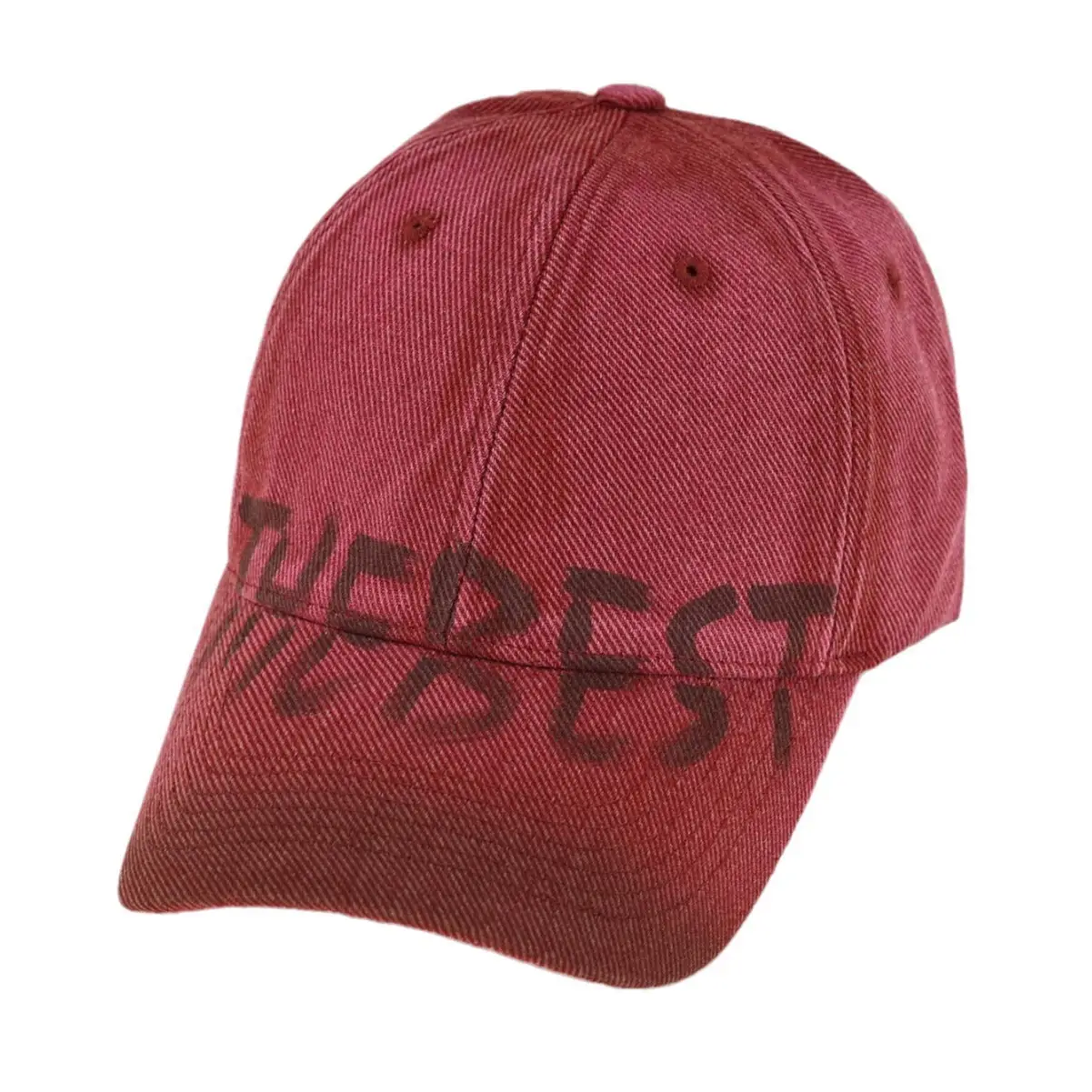 Men Women Printed Gradient Graffiti Cap Brown - Image 9