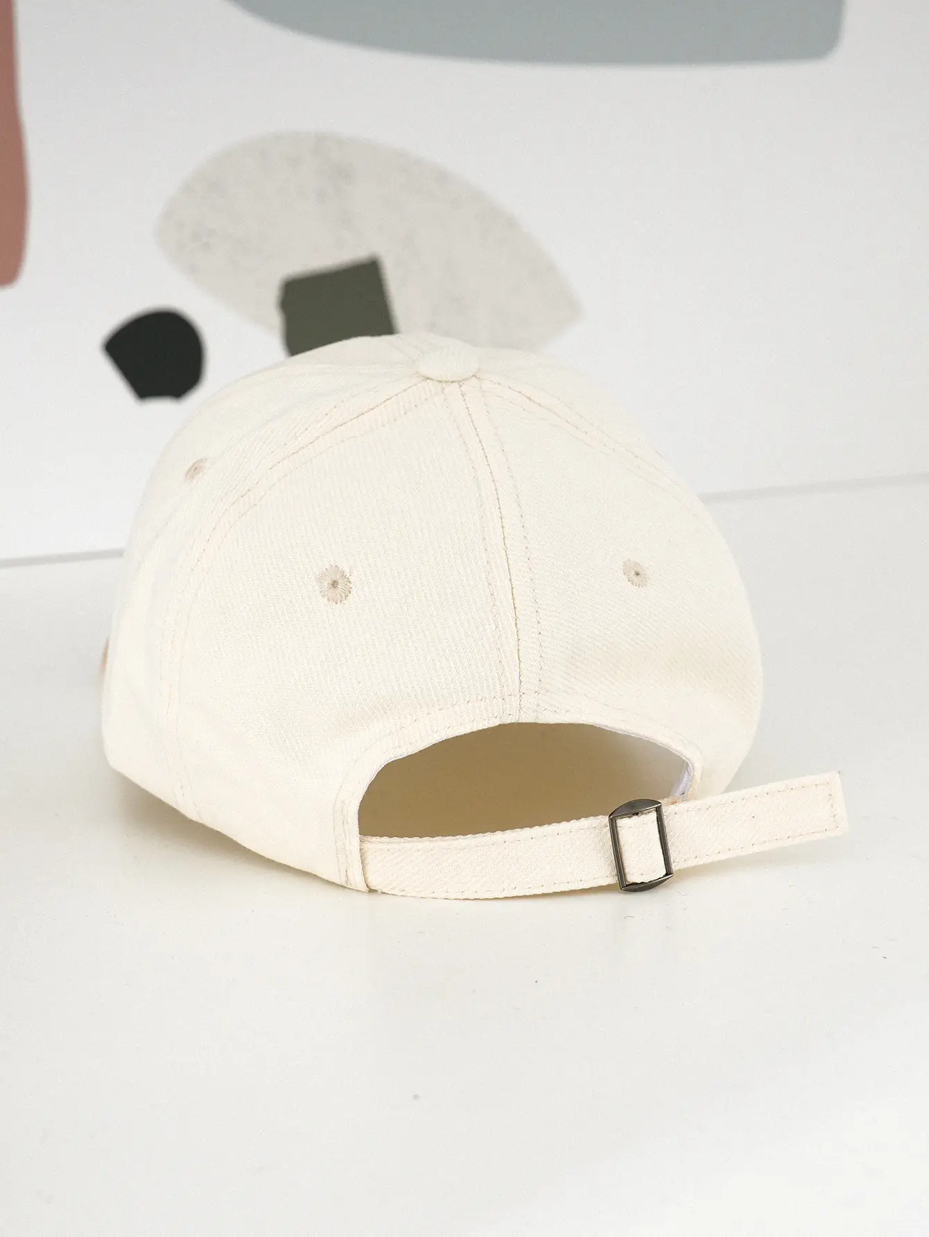 Men Women Printed Gradient Graffiti Cap Brown — feature 4