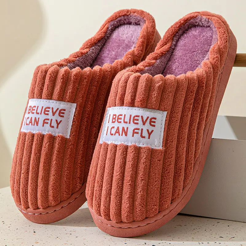 Women's Snow Boots, Cotton Slippers for Autumn and Winter, Closed Heel, Thick Sole, Comfortable and Warm, Plush-Lined, Versatile Maternity Shoes - Image 9
