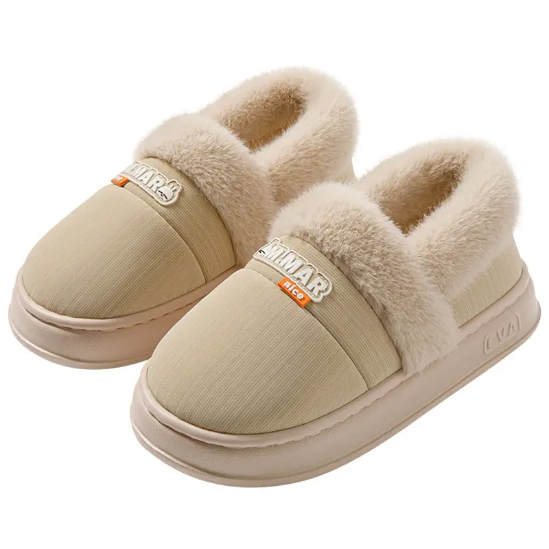 Bug Rabbit Bag with Cotton Slippers Women's Winter Home Room Warm Waterproof Cotton Slippers EVA Men's Winter - Image 10