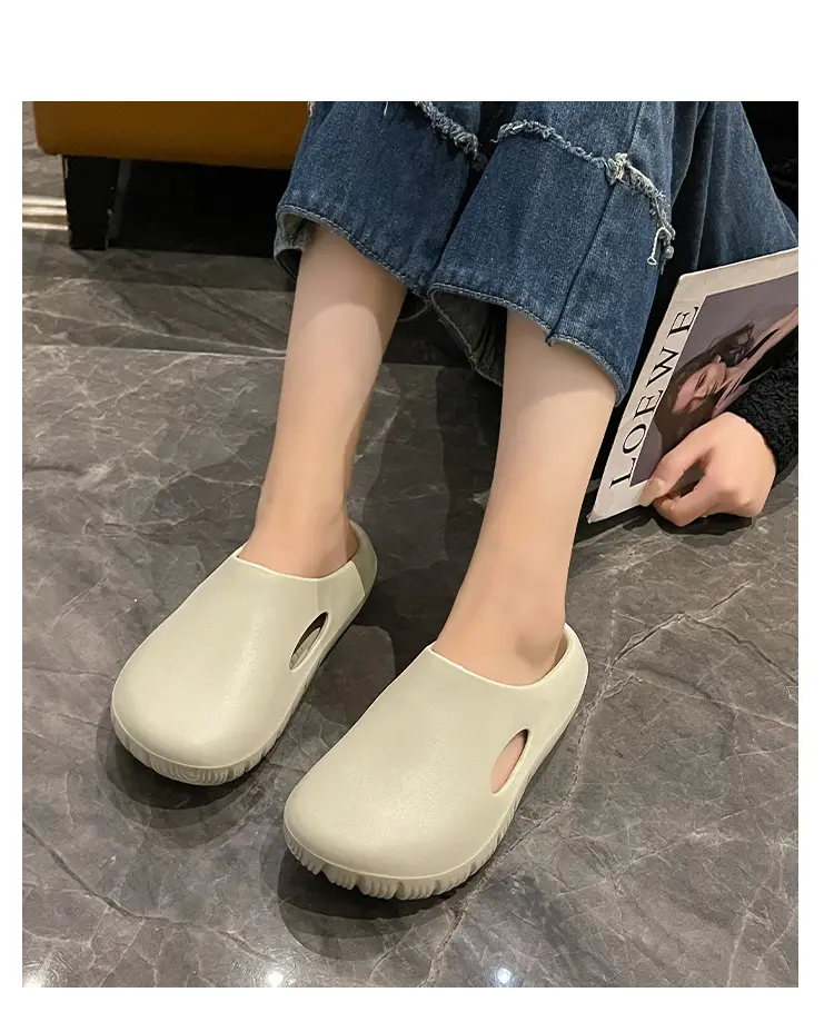 Eva Bread Cave Shoes Men's and Women's Famous Stars Same Non-Slip Outdoor Sandals Shoes Slippers — feature 16