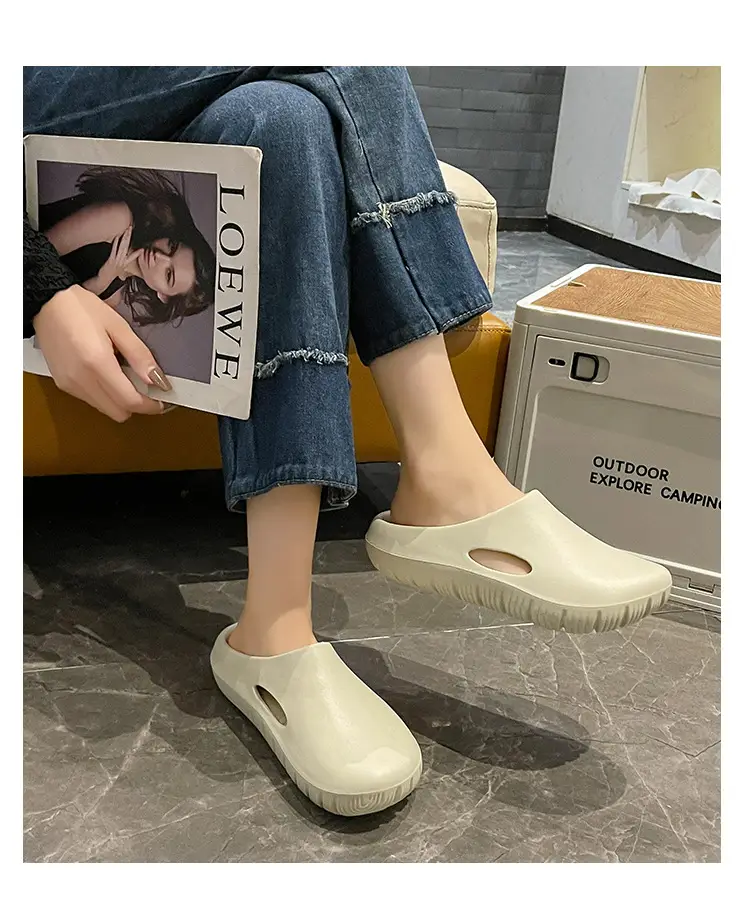 Eva Bread Cave Shoes Men's and Women's Famous Stars Same Non-Slip Outdoor Sandals Shoes Slippers — feature 18