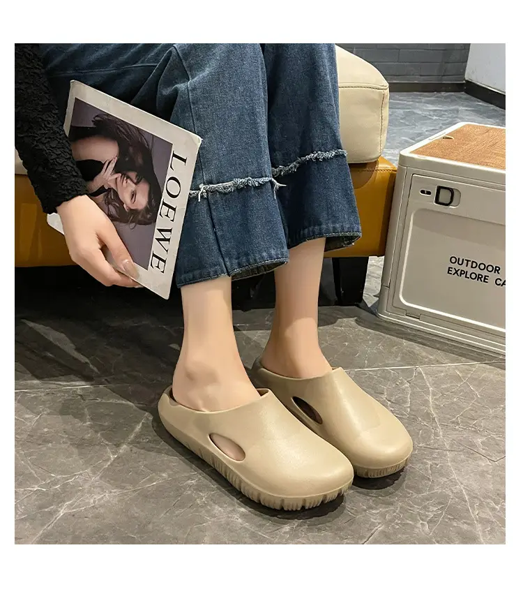 Eva Bread Cave Shoes Men's and Women's Famous Stars Same Non-Slip Outdoor Sandals Shoes Slippers — feature 22