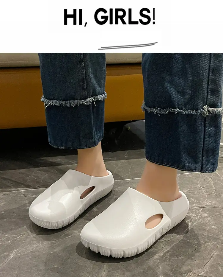 Eva Bread Cave Shoes Men's and Women's Famous Stars Same Non-Slip Outdoor Sandals Shoes Slippers — feature 8