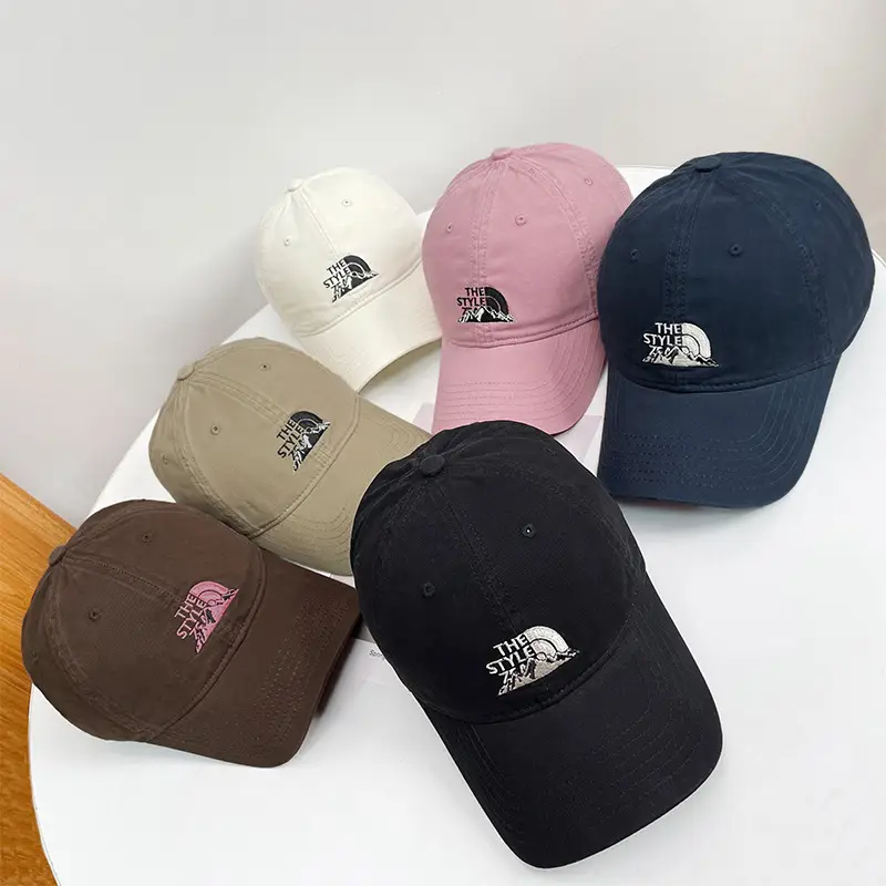 Beige Embroidered Baseball Cap Unisex Spring Autumn - Image 10