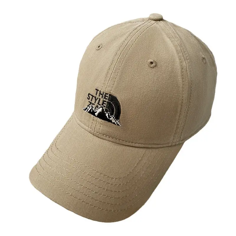 Beige Embroidered Baseball Cap Unisex Spring Autumn - Image 11