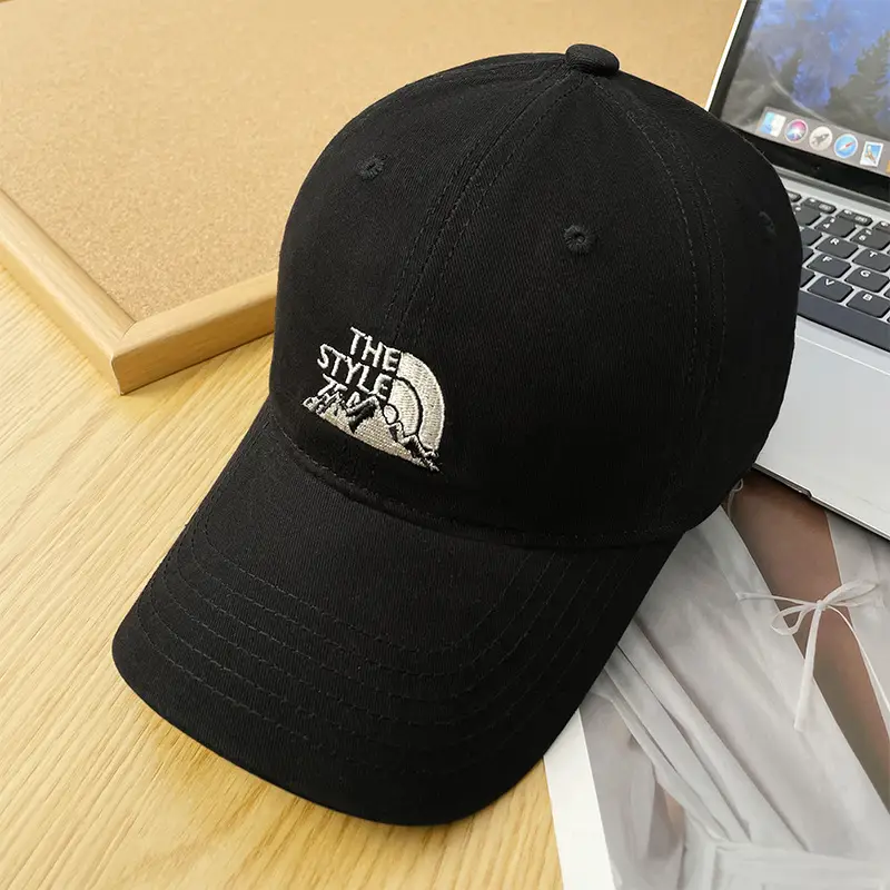 Beige Embroidered Baseball Cap Unisex Spring Autumn - Image 4