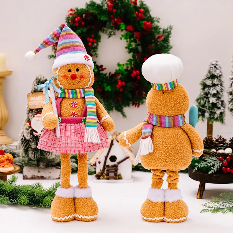 Christmas Gingerbread Doll Telescopic Biscuit Decor — feature 9