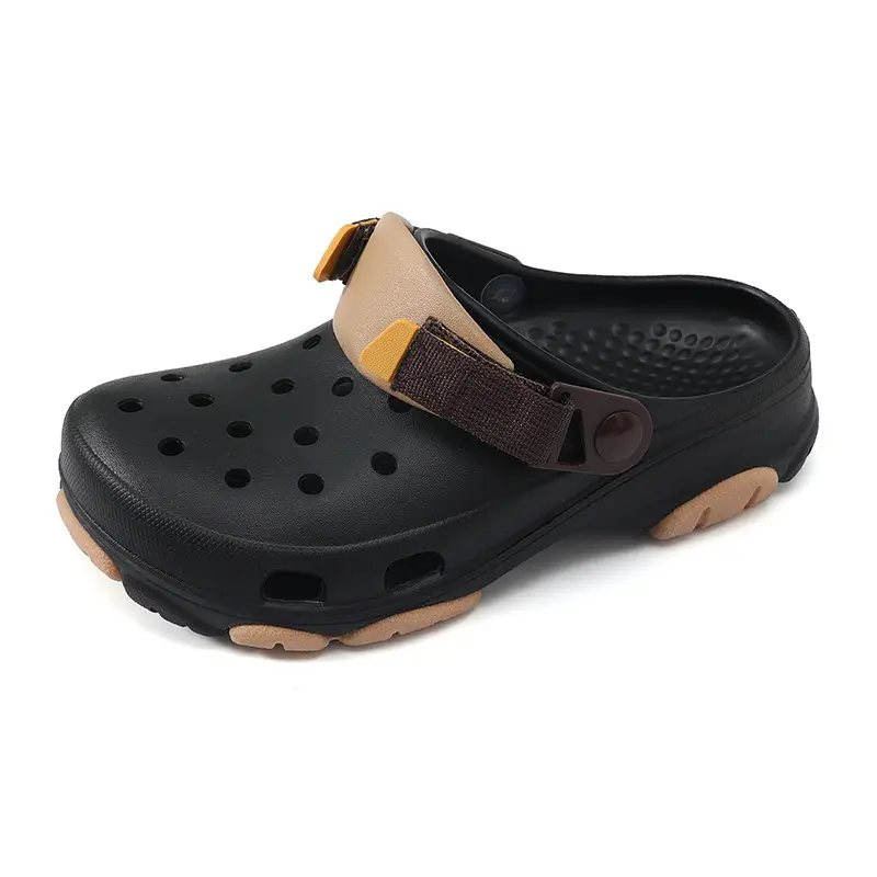 Hole Shoes Women's Thick Sole Height-Increasing Breathable Non-Stinky Foot Sandals Summer Outer Wear Beach Non-Slip Wear-Resistant Eva Slippers - Image 10