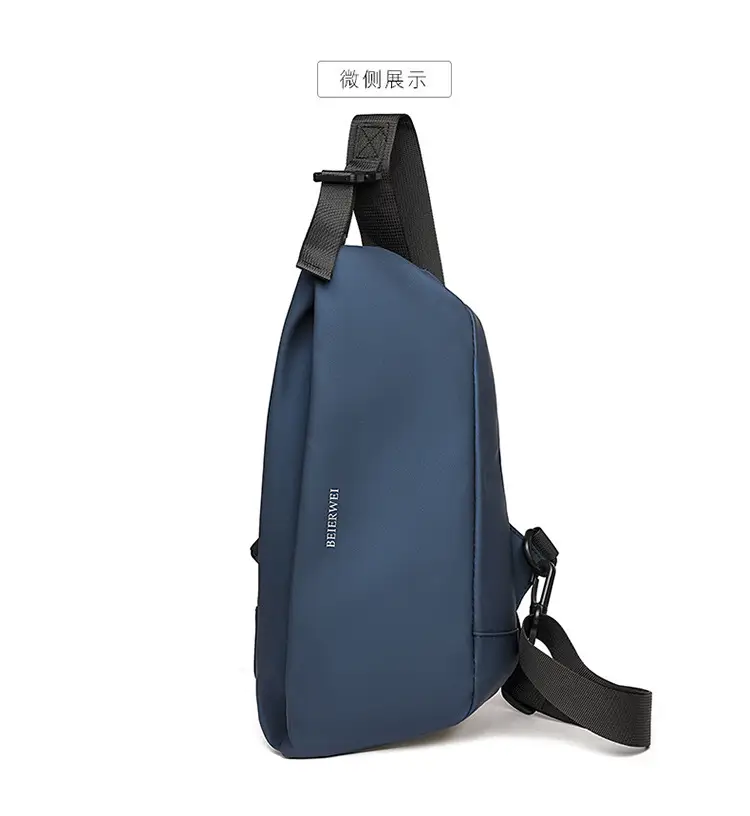Men's Waterproof Crossbody Bag Grey Casual Shoulder — feature 32