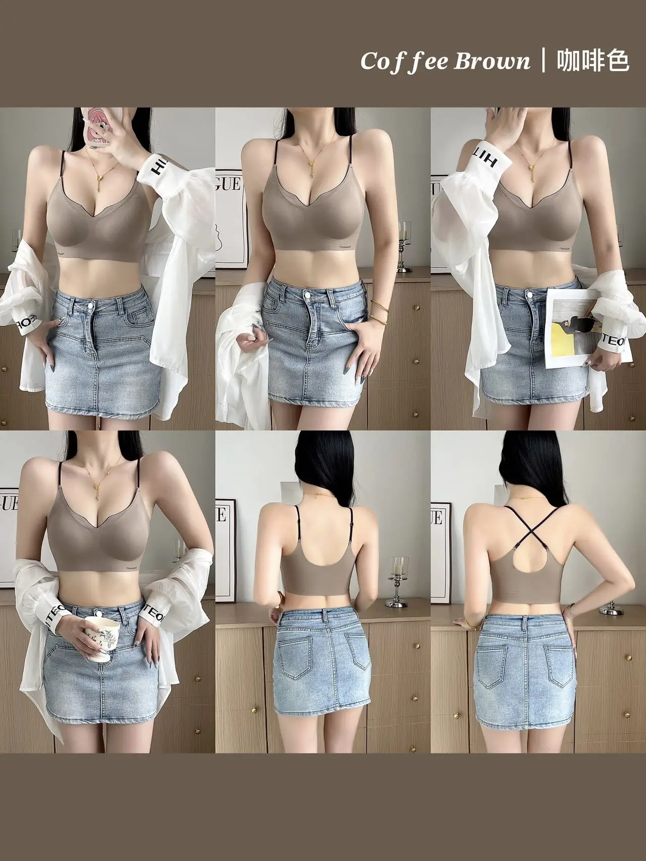 Women's Seamless Underwire-Free Bra with Chest Pads — feature 12