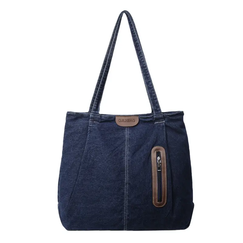 Women Denim Tote Bag Large Capacity Shoulder Bag — feature 40