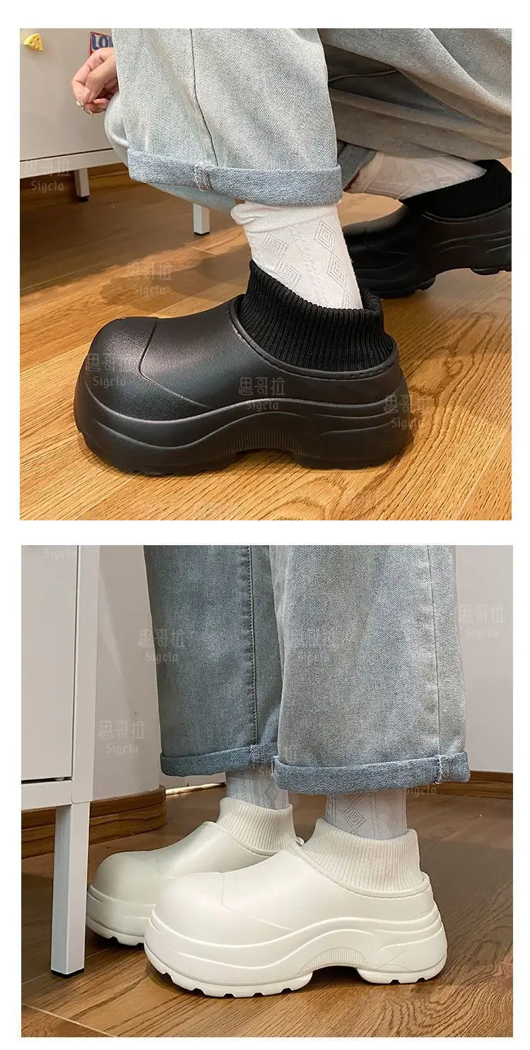 Women's Black Cartoon Kuromi Thick Sole Shoes — feature 19