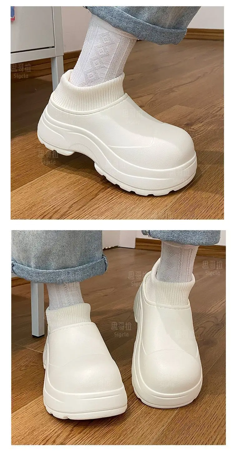 Women's Black Cartoon Kuromi Thick Sole Shoes — feature 20