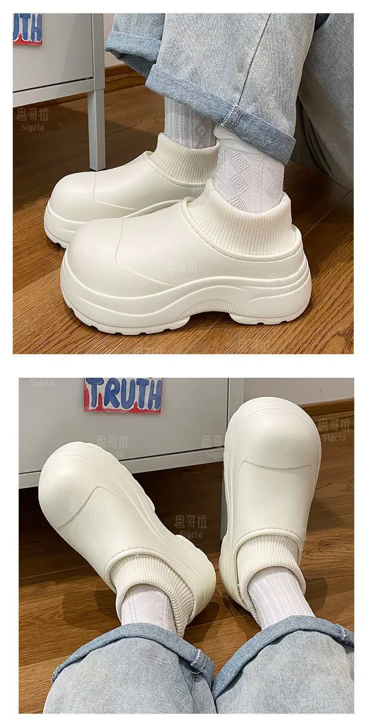Women's Black Cartoon Kuromi Thick Sole Shoes — feature 21