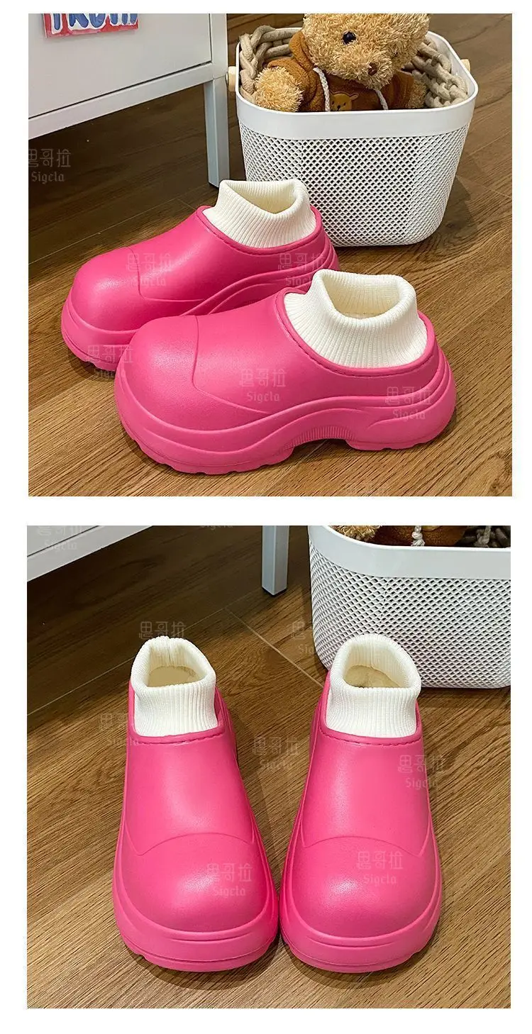 Women's Black Cartoon Kuromi Thick Sole Shoes — feature 26
