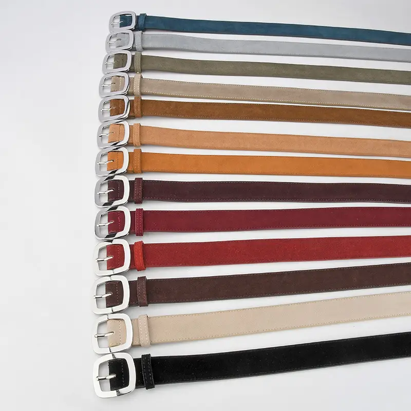 Vintage Frosted Leather Belt All-Match Women's Cross-Border - Image 15