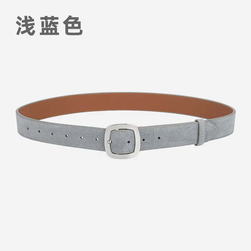 Vintage Frosted Leather Belt All-Match Women's Cross-Border - Image 10