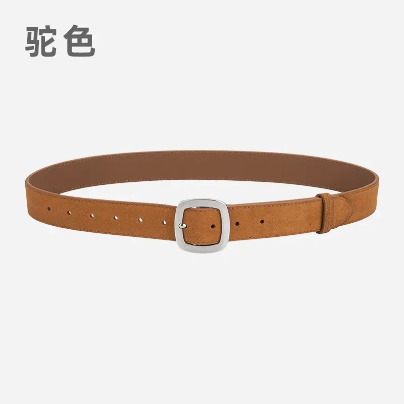 Vintage Frosted Leather Belt All-Match Women's Cross-Border - Image 12