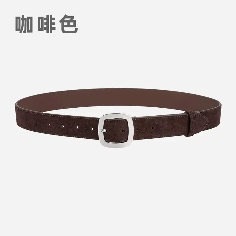 Vintage Frosted Leather Belt All-Match Women's Cross-Border - Image 6
