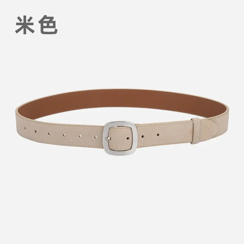 Vintage Frosted Leather Belt All-Match Women's Cross-Border - Image 8