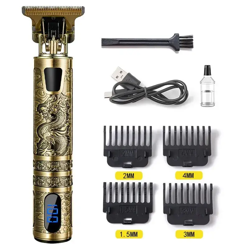 Buddha Head Electric Hair Clipper with LCD Display - Image 5