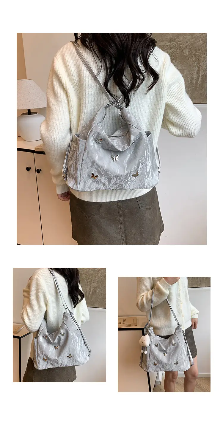 Women's Crossbody Tote Bag Set with Cute Pom Pom Decor — feature 23