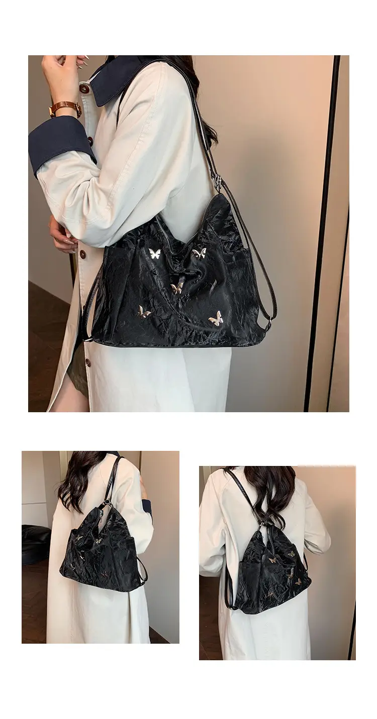 Women's Crossbody Tote Bag Set with Cute Pom Pom Decor — feature 25
