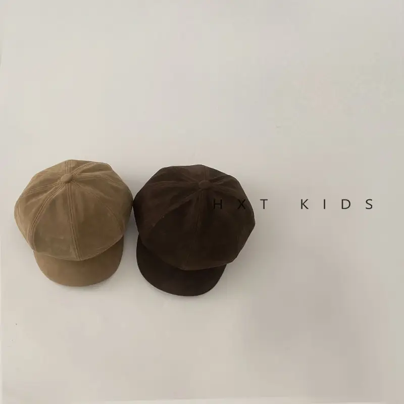 Children's Brown Anti-Wear Cap Autumn Winter - Image 8