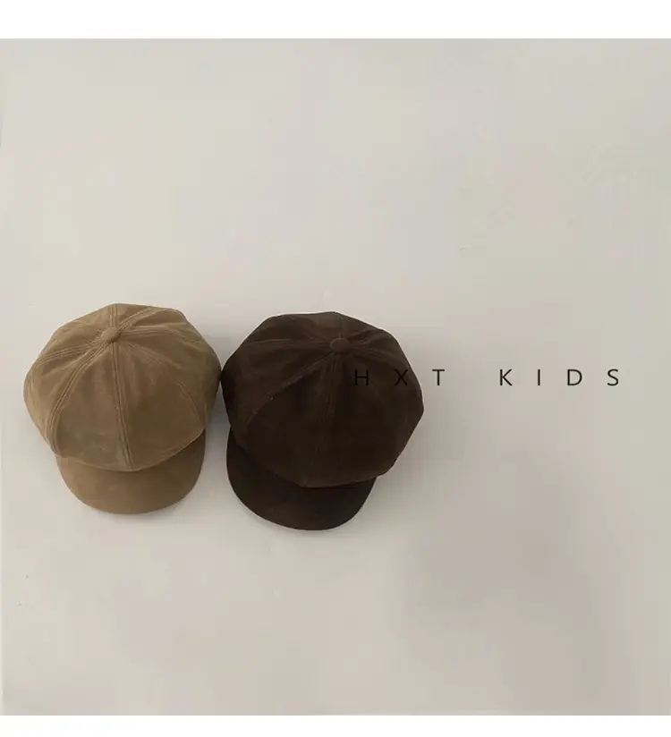 Children's Brown Anti-Wear Cap Autumn Winter — feature 5