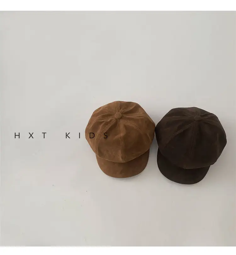Children's Brown Anti-Wear Cap Autumn Winter — feature 6