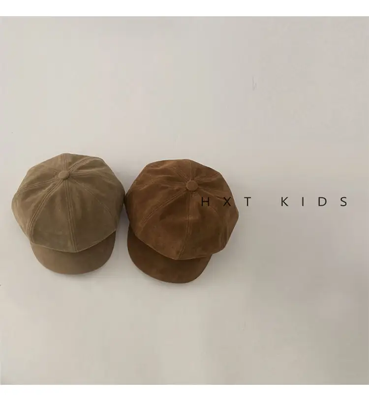 Children's Brown Anti-Wear Cap Autumn Winter — feature 7