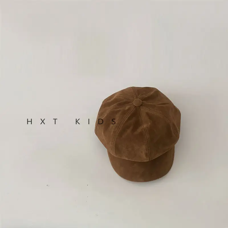 Children's Brown Anti-Wear Cap Autumn Winter - Image 2