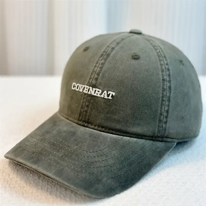 Men's Black Embroidered Baseball Cap Offteat Logo - Image 7