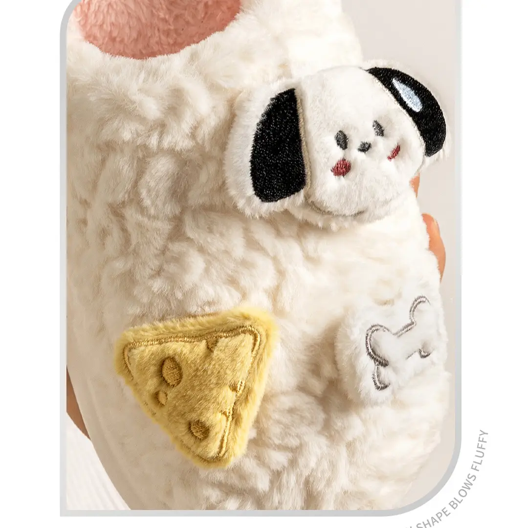 winter slippers home indoor autumn and winter cotton slippers ladies winter cute plush couple fluffy slippers autumn dormitory — feature 10