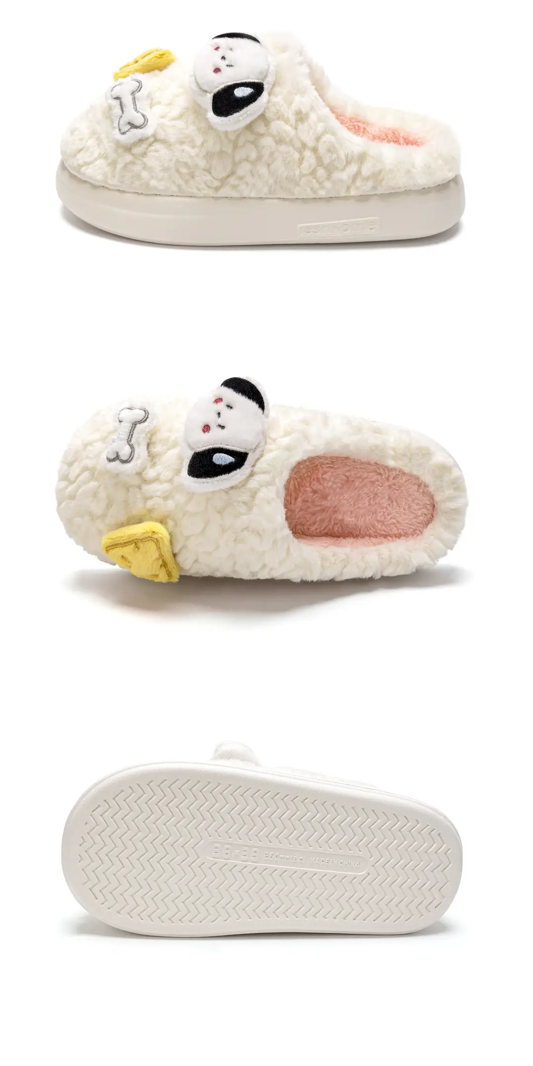 winter slippers home indoor autumn and winter cotton slippers ladies winter cute plush couple fluffy slippers autumn dormitory — feature 24