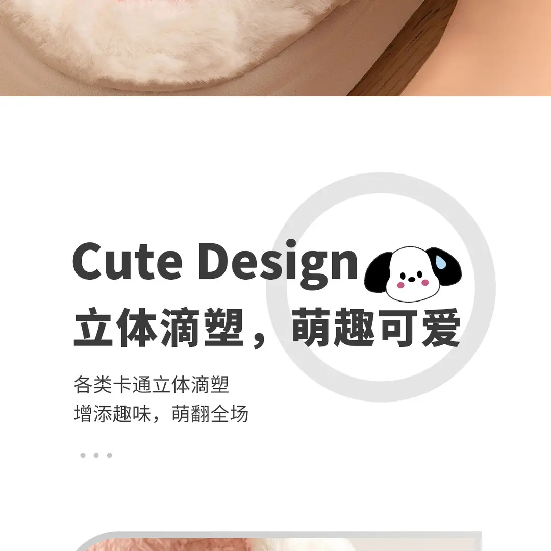 winter slippers home indoor autumn and winter cotton slippers ladies winter cute plush couple fluffy slippers autumn dormitory — feature 9