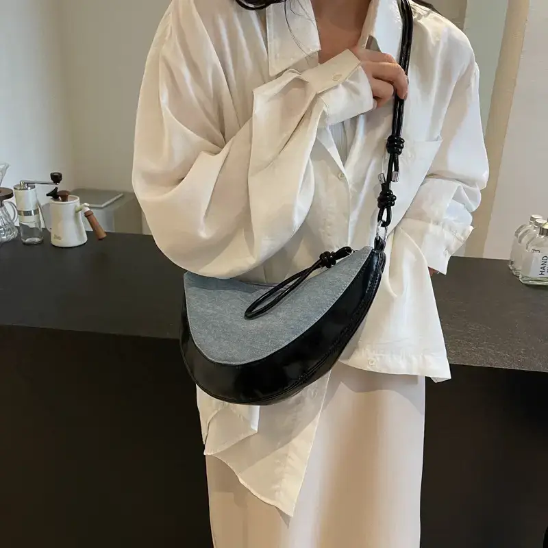 White High-End Women's Shoulder Bag 2024 - Image 10