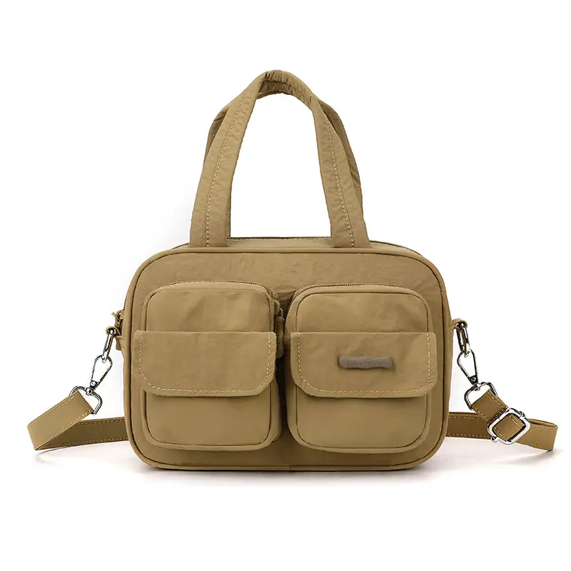 Blue Multi-Pocket Shoulder Crossbody Bag for Women - Image 7