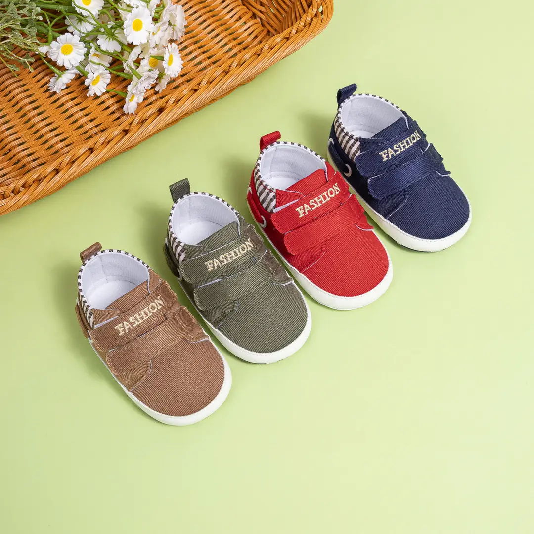Cross-border 0-1 year old toddler shoes Velcro non-slip soft bottom baby shoes casual sports baby shoes - Image 7