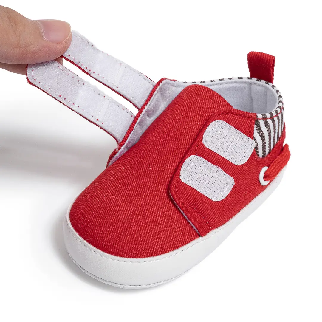 Cross-border 0-1 year old toddler shoes Velcro non-slip soft bottom baby shoes casual sports baby shoes — feature 11